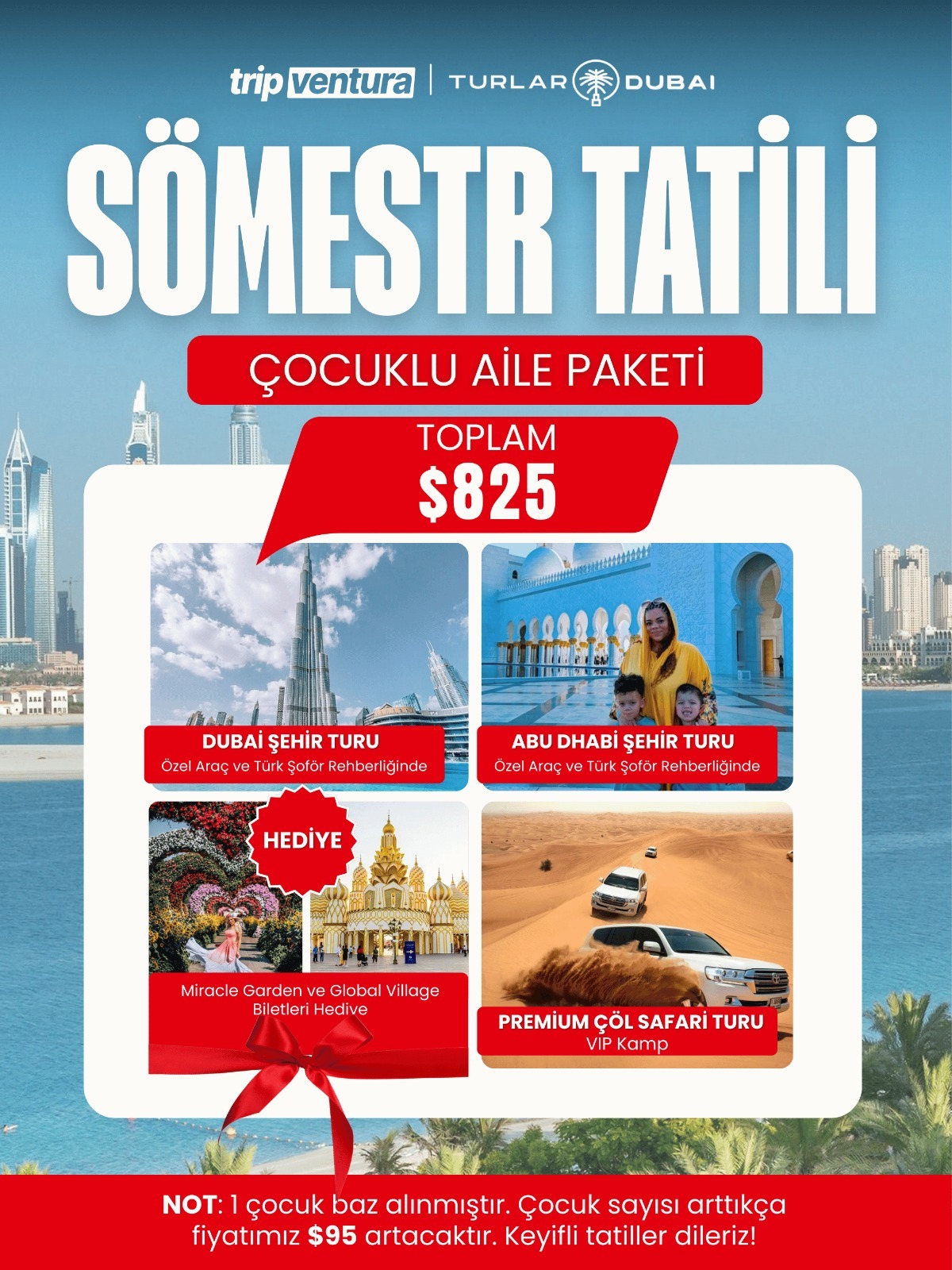 Dubai Sömestr Tatil Paketi