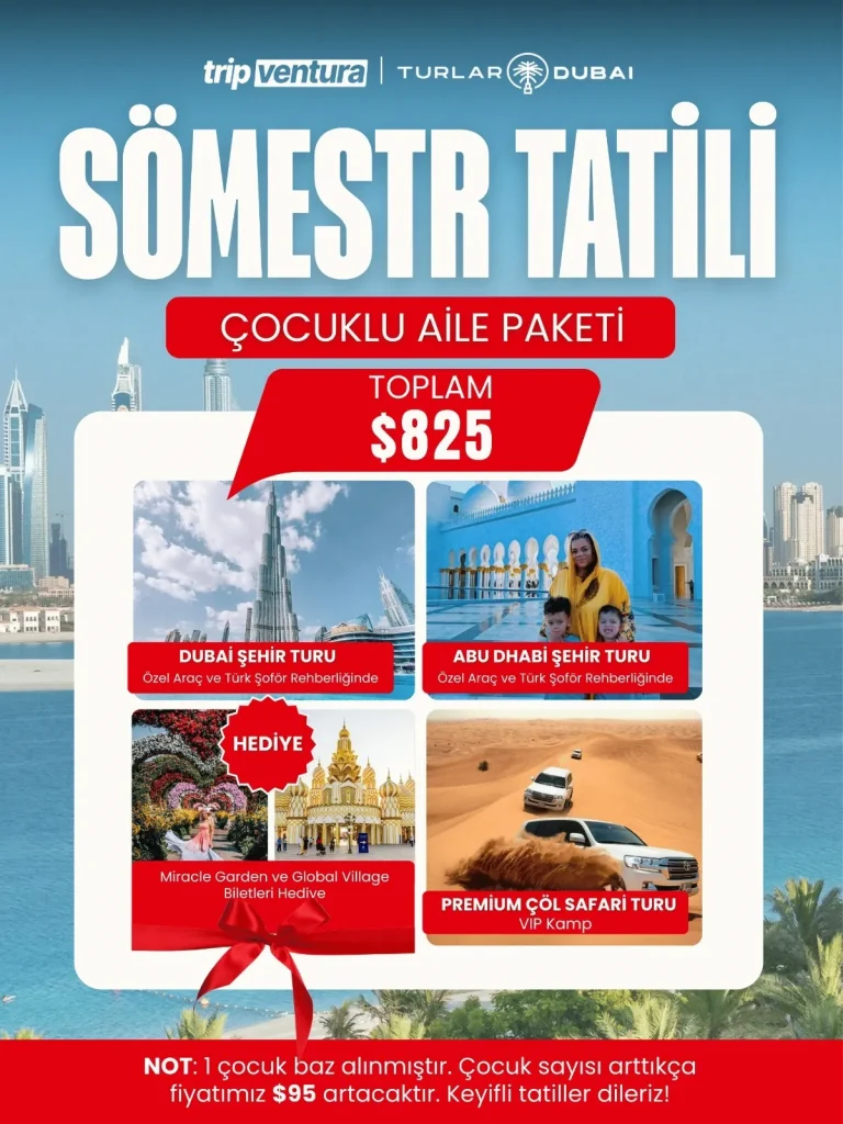 Turlar Dubai Semester Break Package